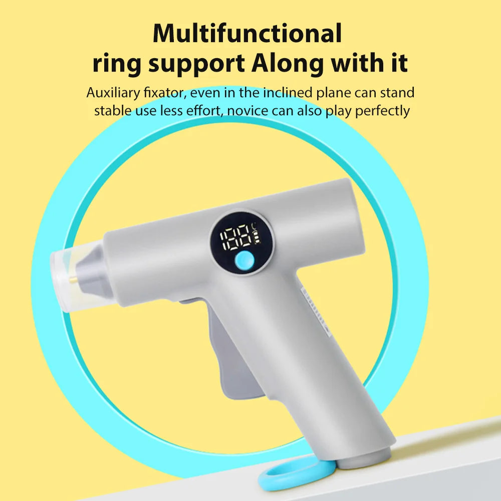 Cordless Hot Glue Gun With LED