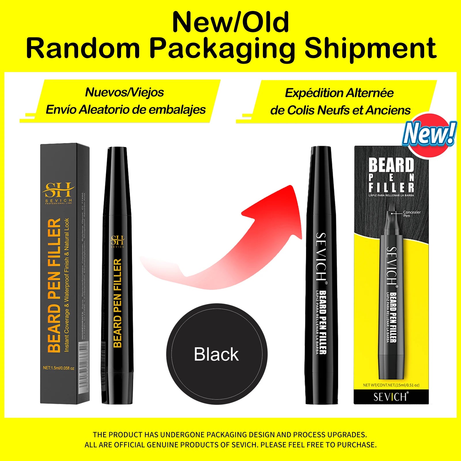 Waterproof Beard  Filler Pen