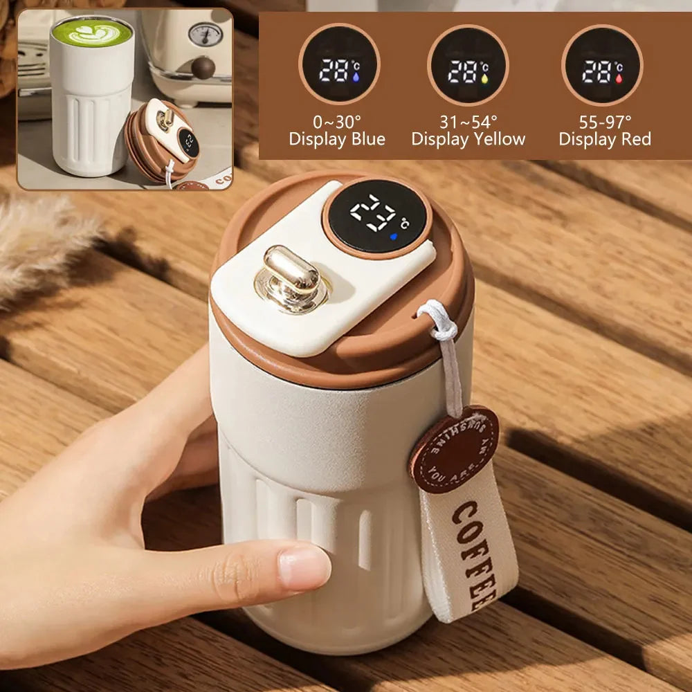 Smart Temperature Monitoring Coffee Cup