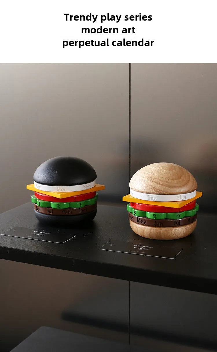 Creative Hamburger Calendar