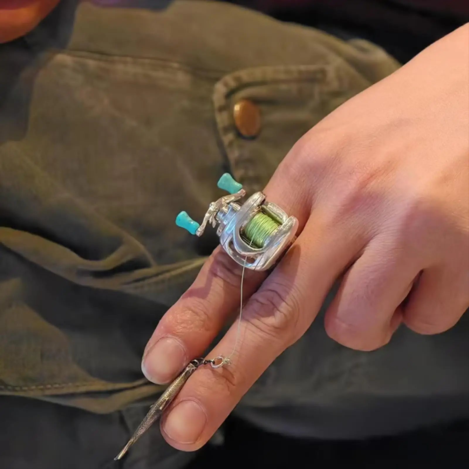 Innovative Fishing Pendant Necklace