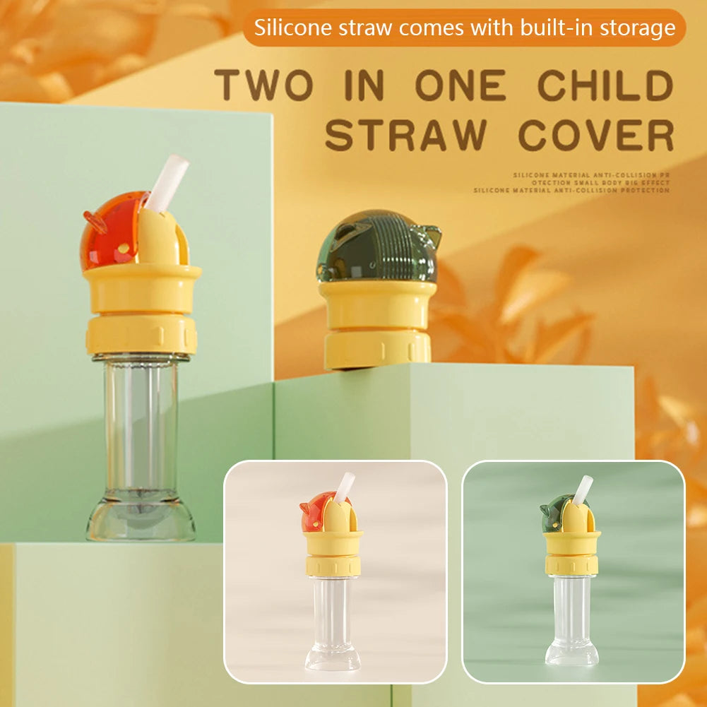 Reusable Water Bottle Straw Lid