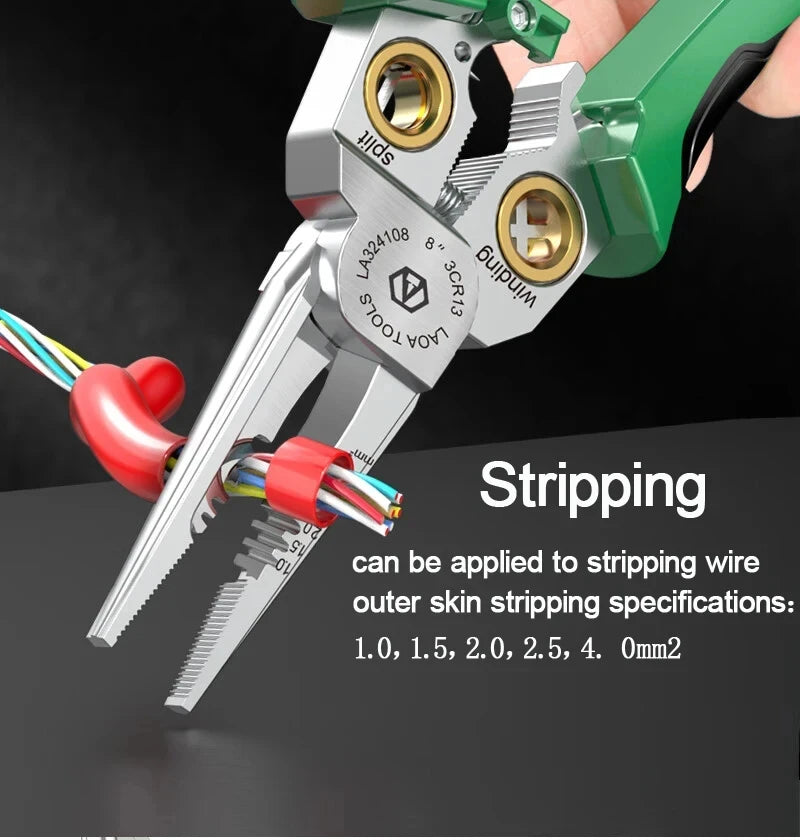 Multi-Functional Wire Stripper with Tester Function