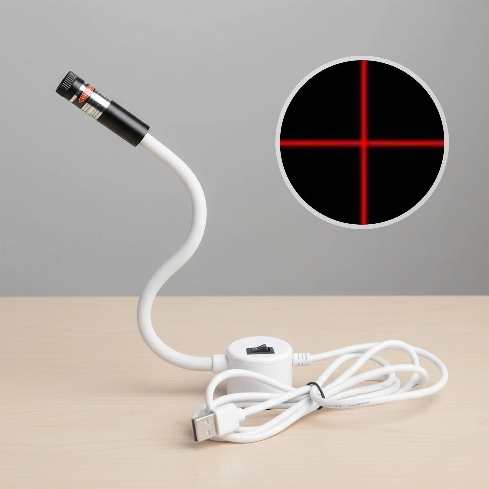 USB Magnetic Sewing Laser Guide Light