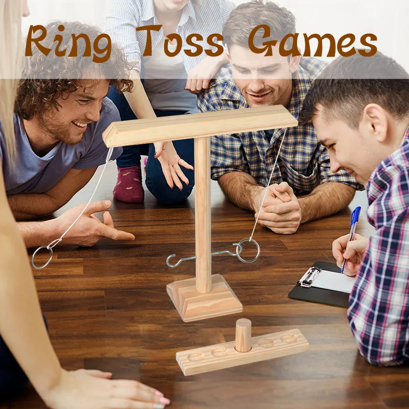 Wooden Ring Toss Game