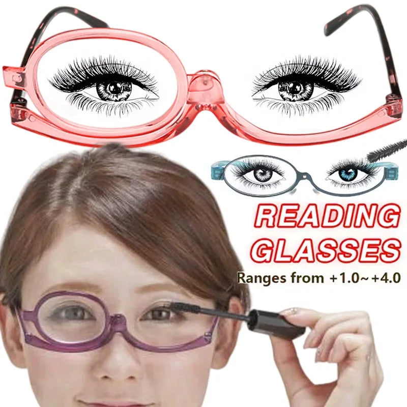 Rotating Makeup Reading Glasses