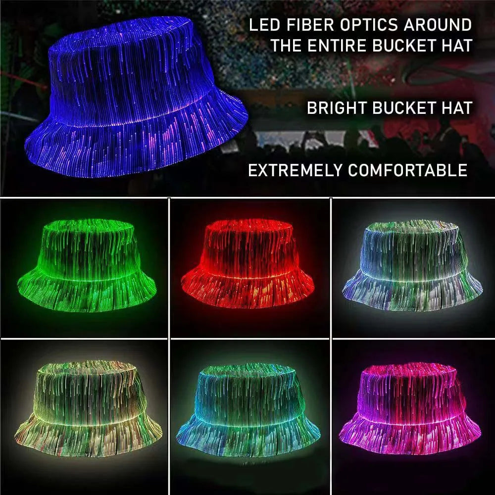 LED Glowing Bucket Hat
