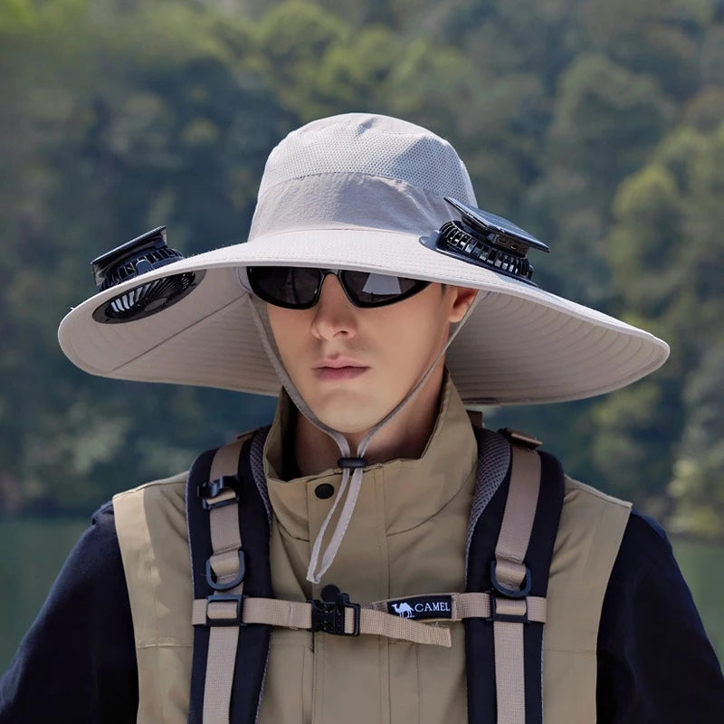 Large Brim Fan Cap
