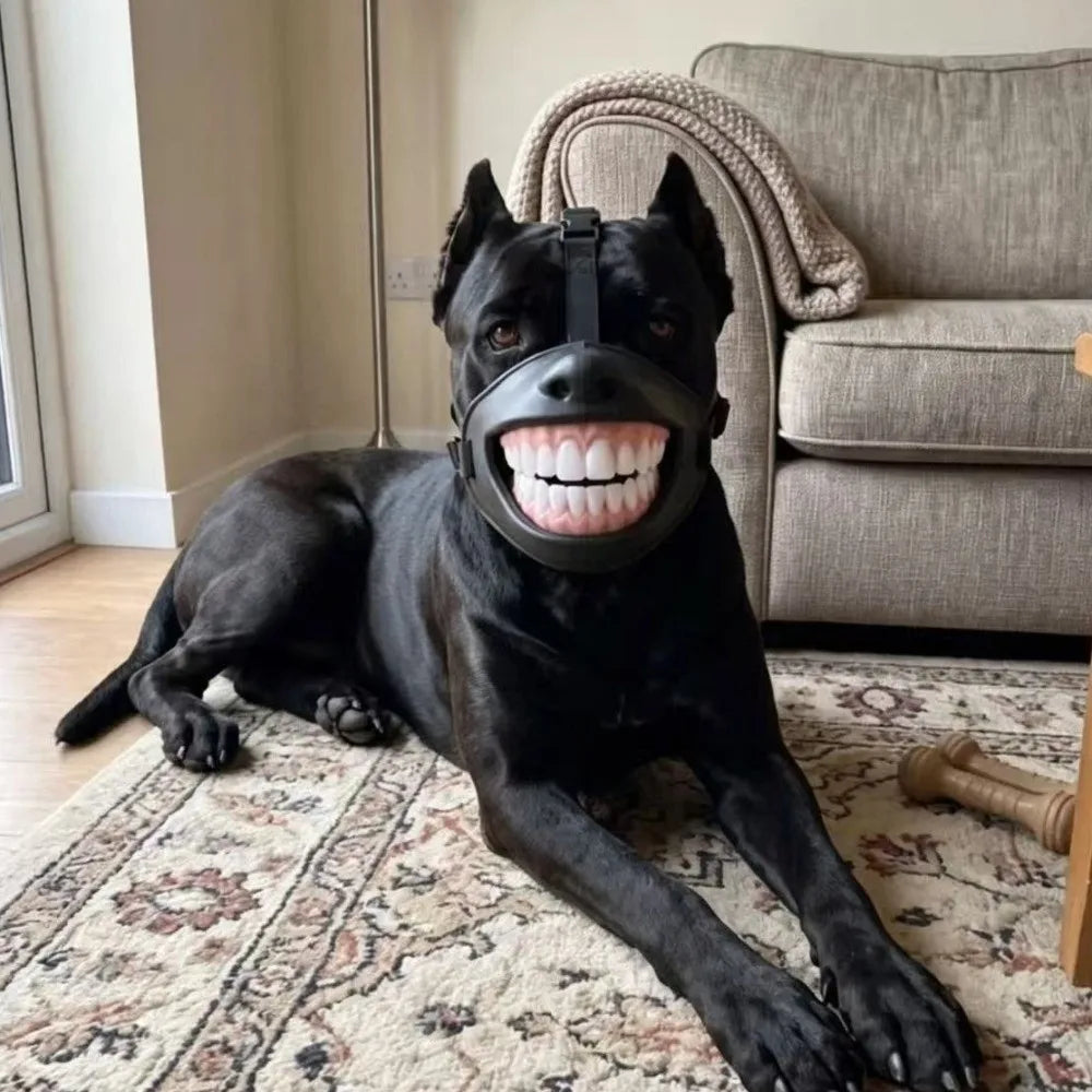 Funny Grinning Dog Muzzle