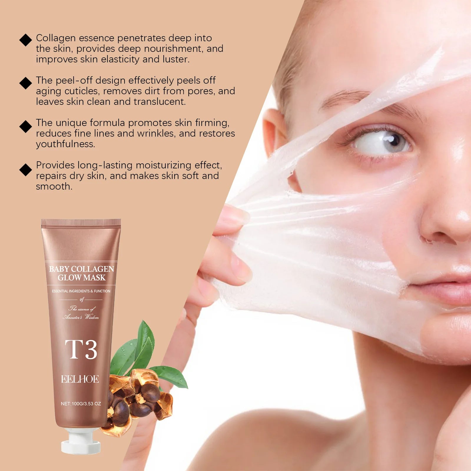 Korean Glass Skin Collagen Glow Mask