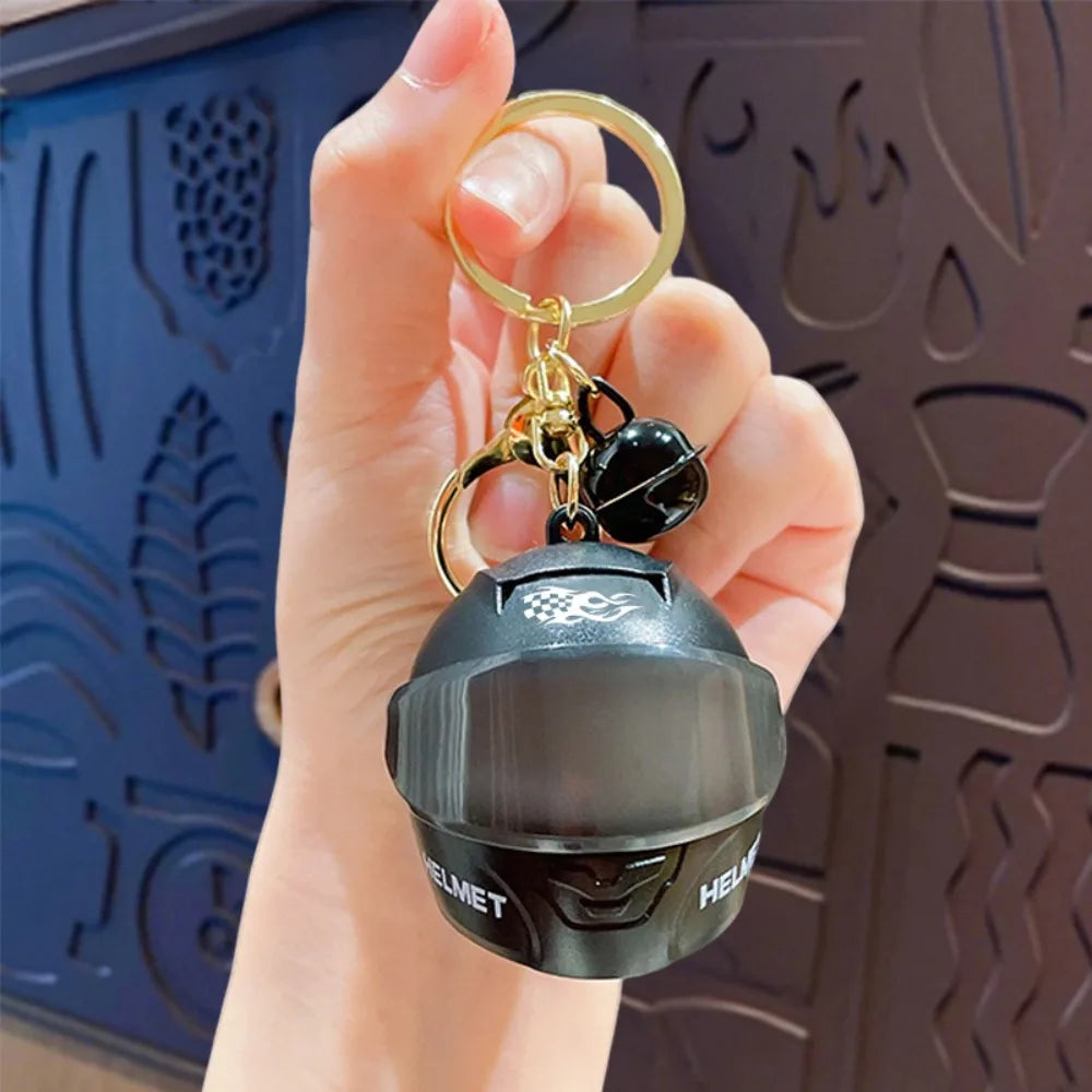 Cool Light-up Helmet Keychain
