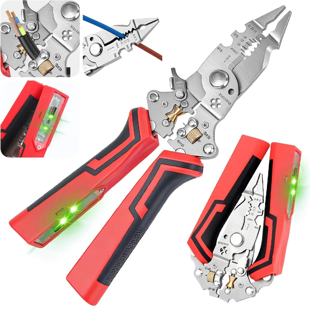 14-in-1 Foldable Multifunction Electrician Pliers