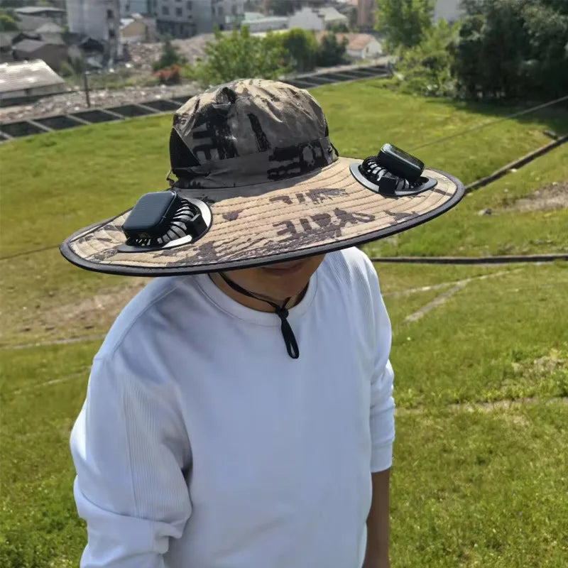 Solar Fan Bucket Hat