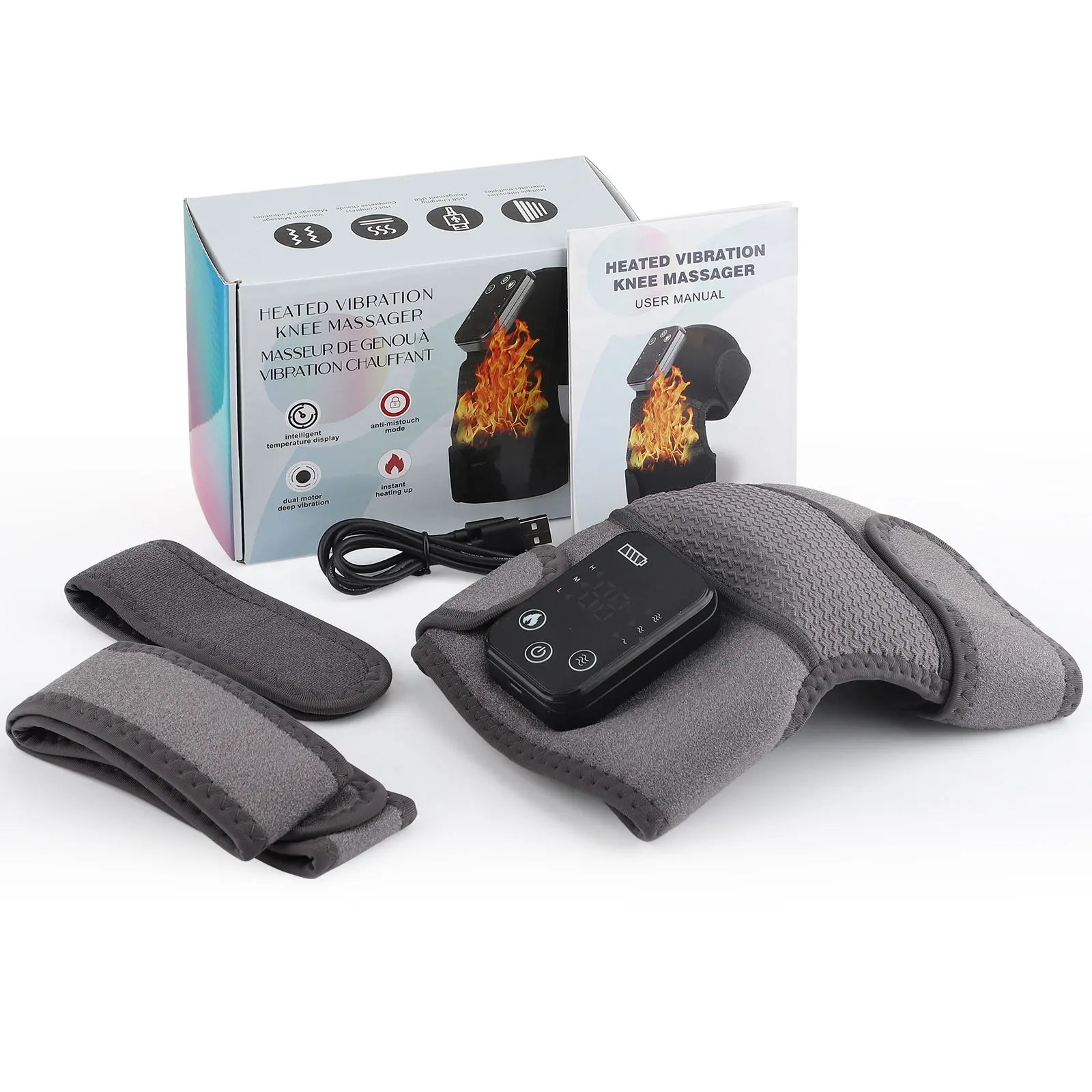 3-in-1 Wireless Heating and Vibration Massager