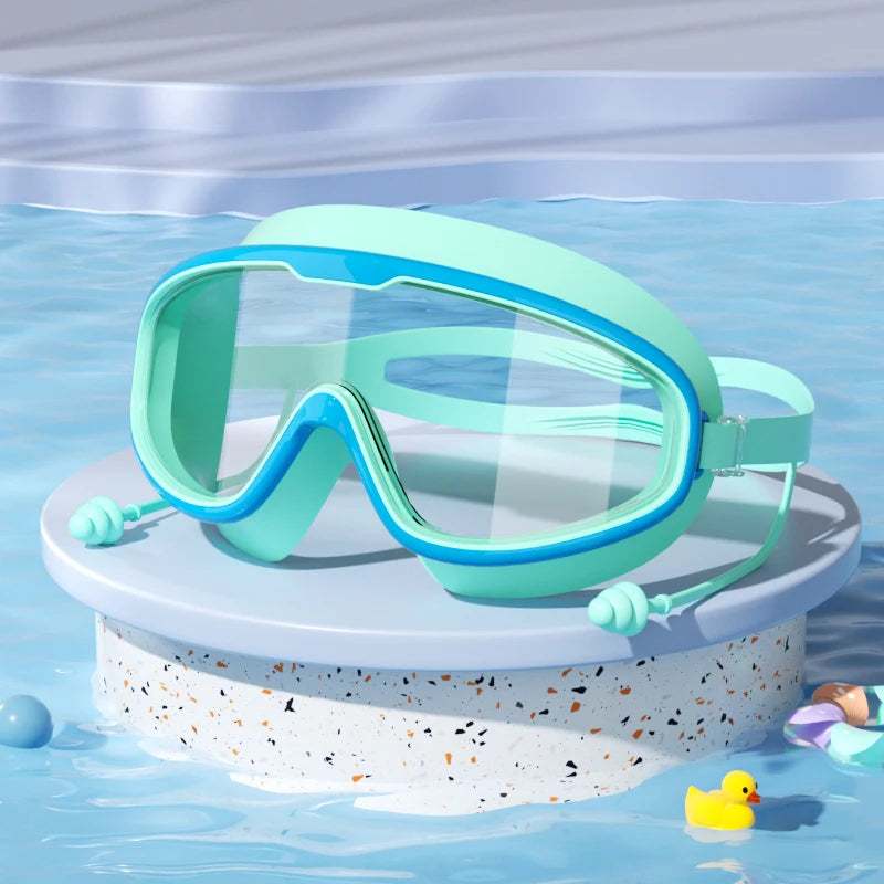 Swimming Goggles For Kids With Earplugs