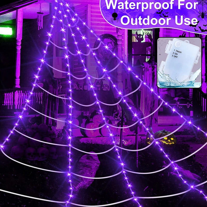 Waterproof Outdoor Decor Web LED Light