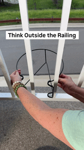 Adjustable Railing Plant Holder