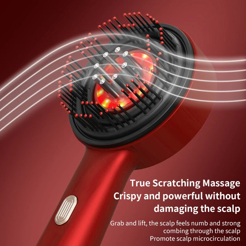 Portable Electric Scalp Massage Comb