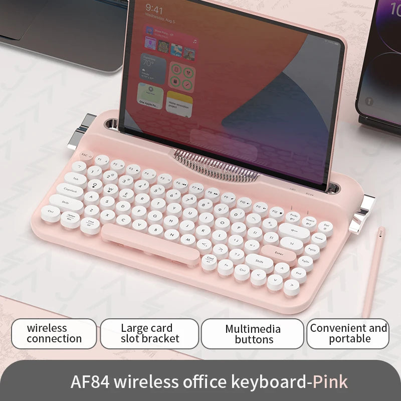 Retro Bluetooth Typewriter Keyboard