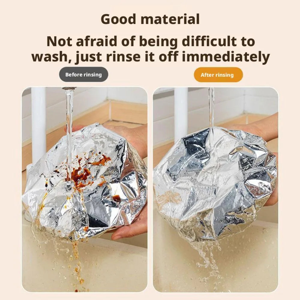 Reusable Elastic Aluminum Foil Food Covers