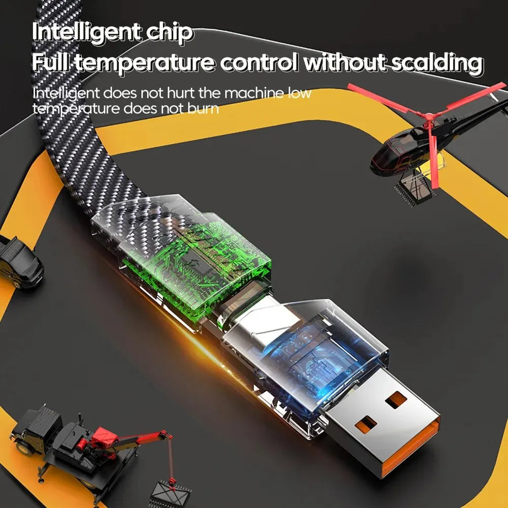 Ultra Strong 4 in 1 Fast Charge Data Cable