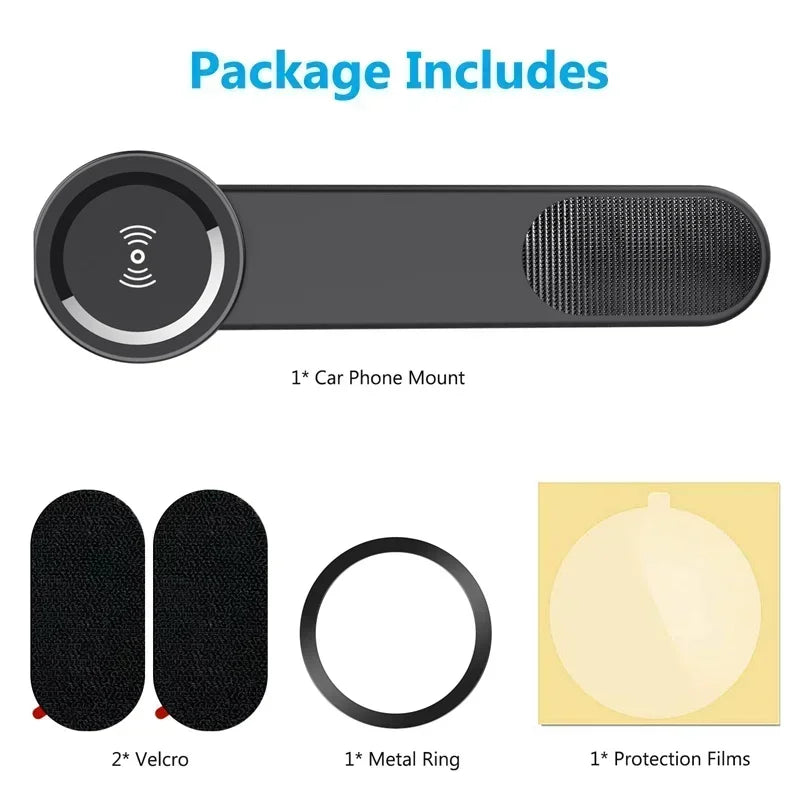 Magnetic Bendable Phone Holder with Wireless Charging