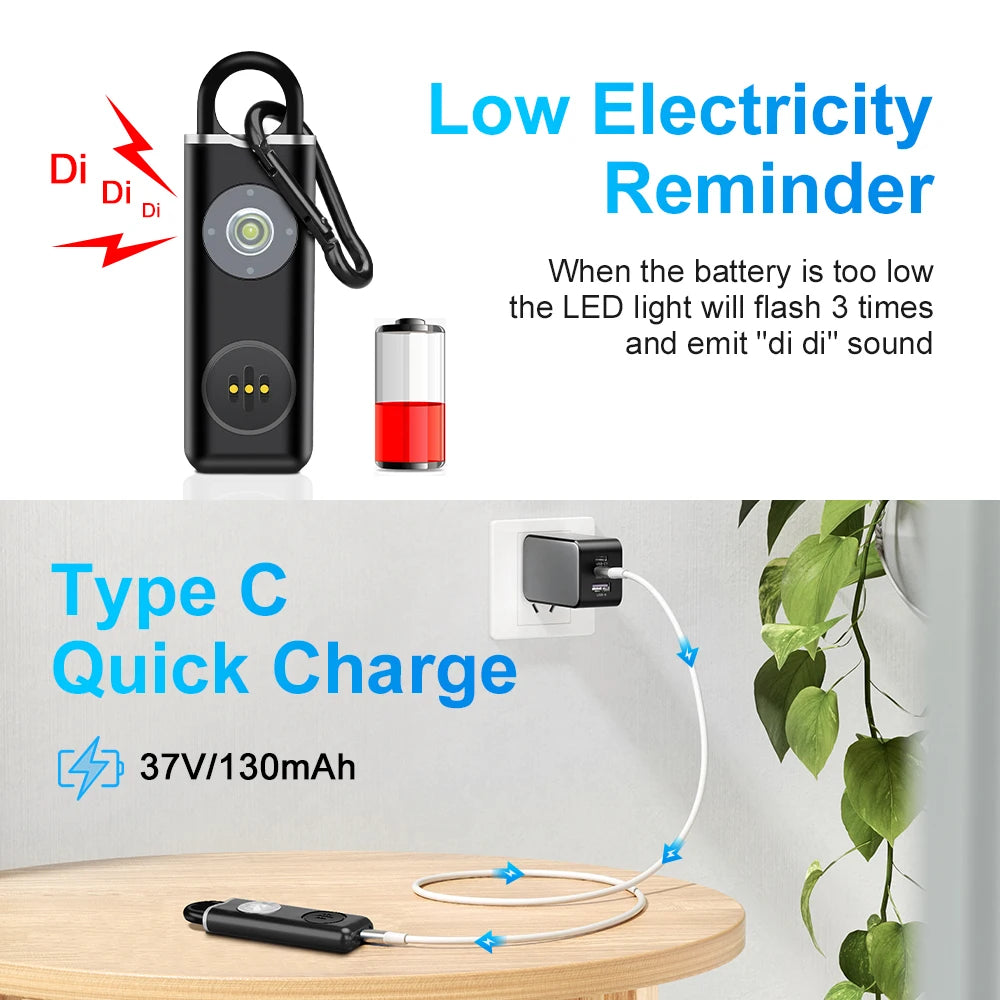 Smart Safety Alert Keychain