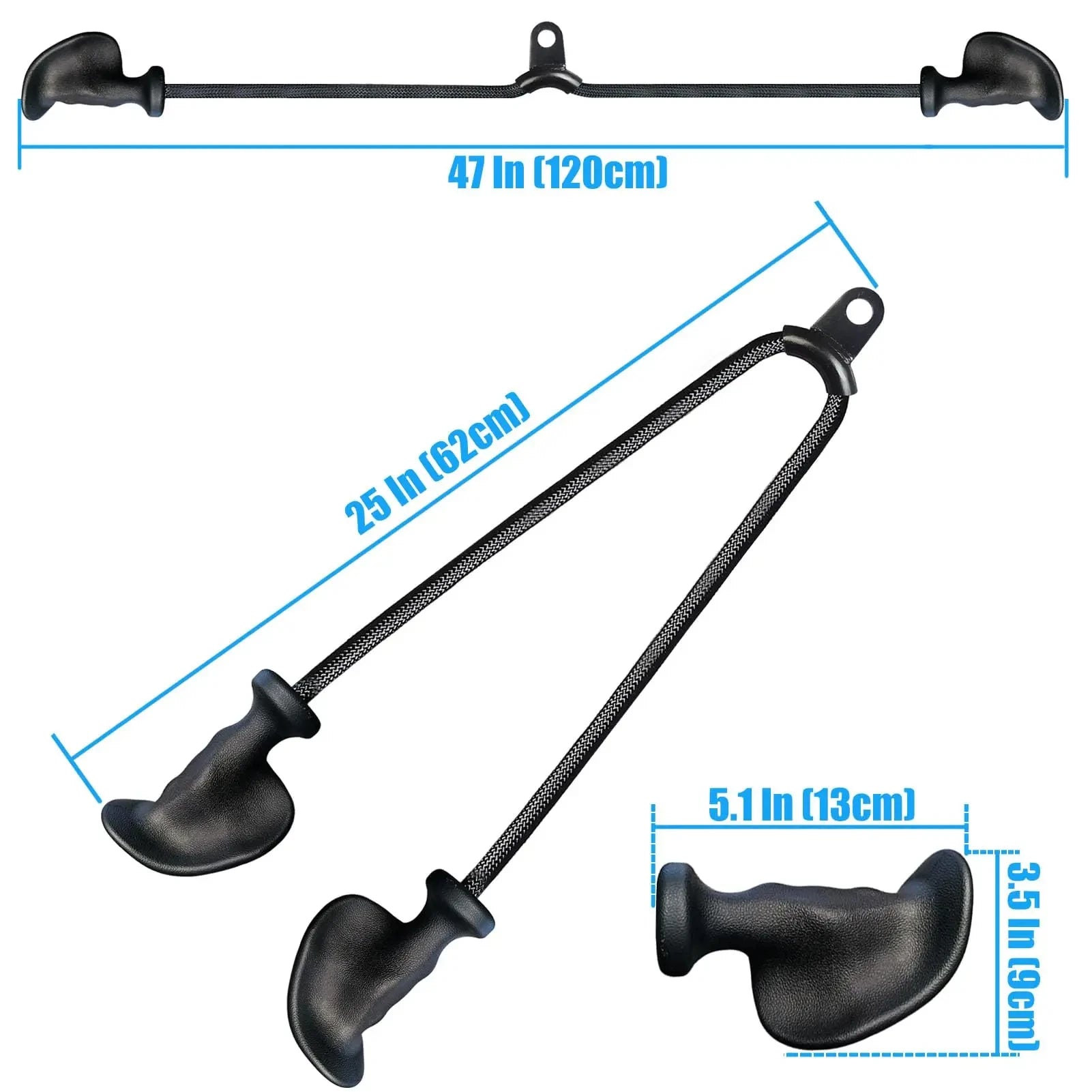 Ergonomic Triceps Rope