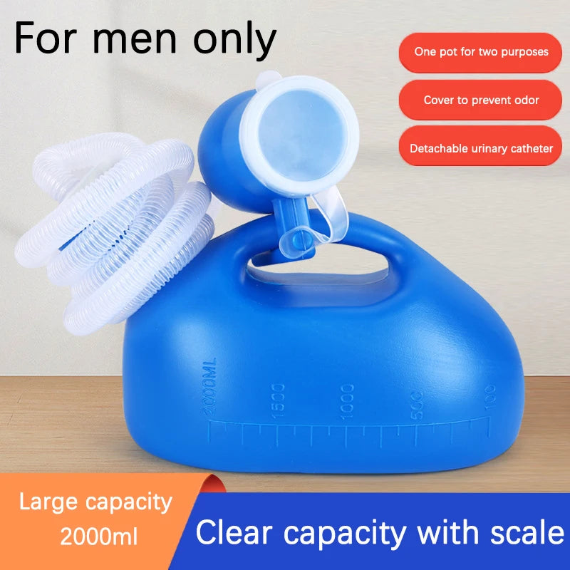 Ease Urinary Bottle With Detachable Catheter