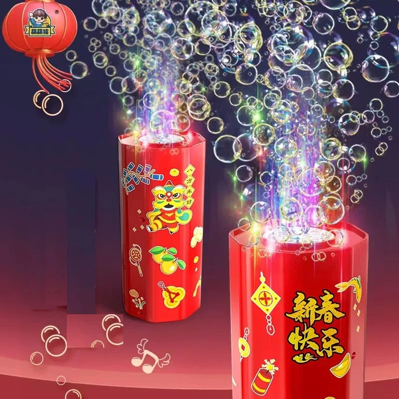 Automatic Fireworks Bubble Machine