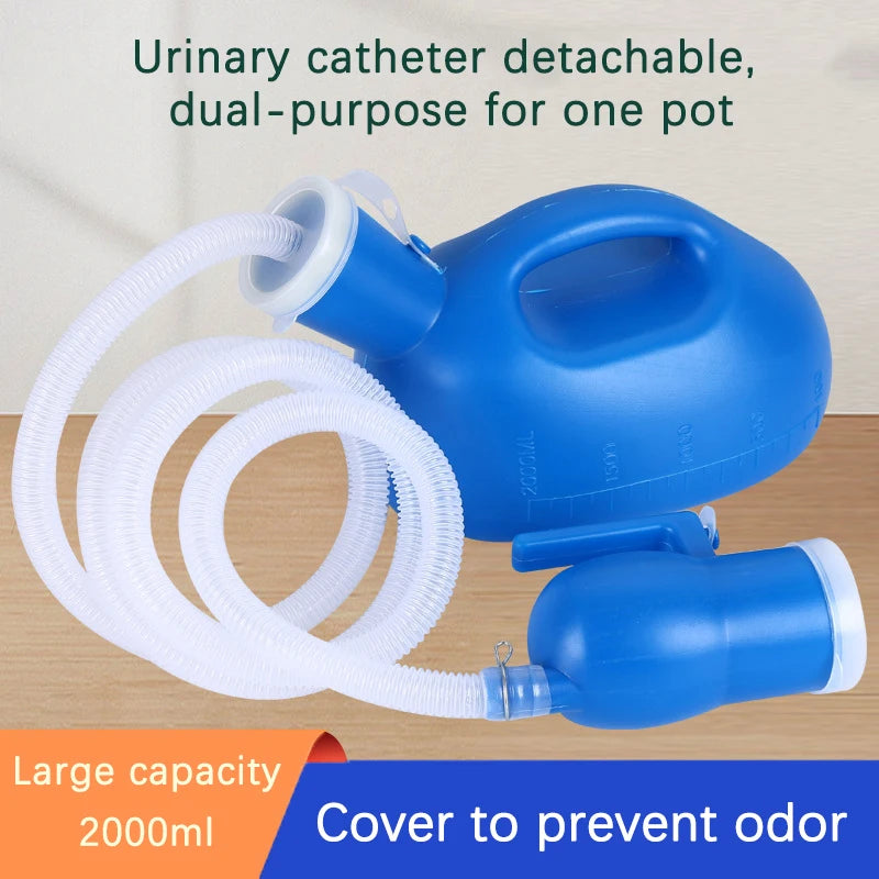 Ease Urinary Bottle With Detachable Catheter