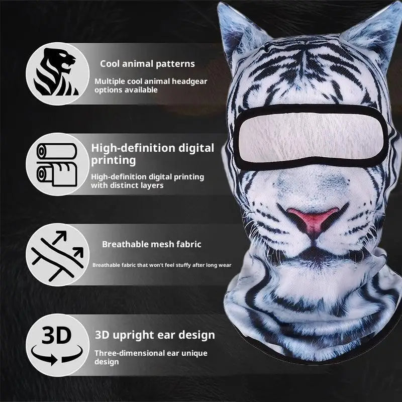 Funny Animal Hooded Face Mask