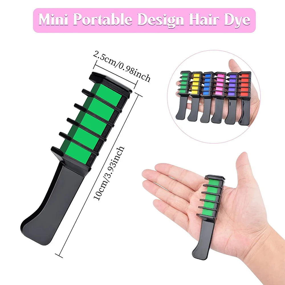 Instant Hairs Color Comb - 10Pcs