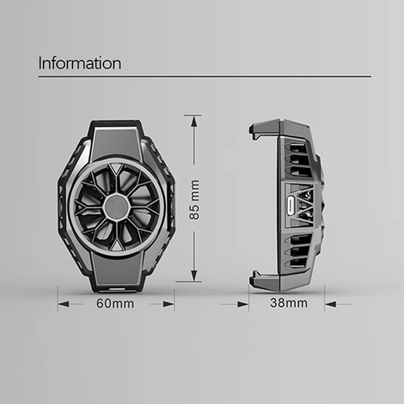 Mini Semiconductor Mobile Cooling Fan