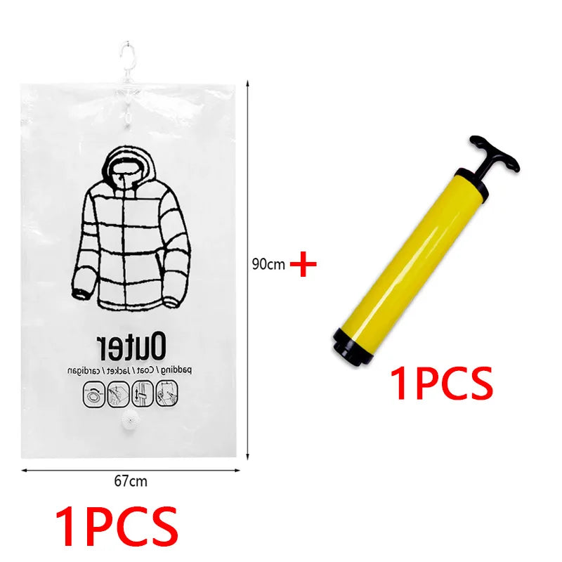 Hanging Space Saver Compression Storage Bag