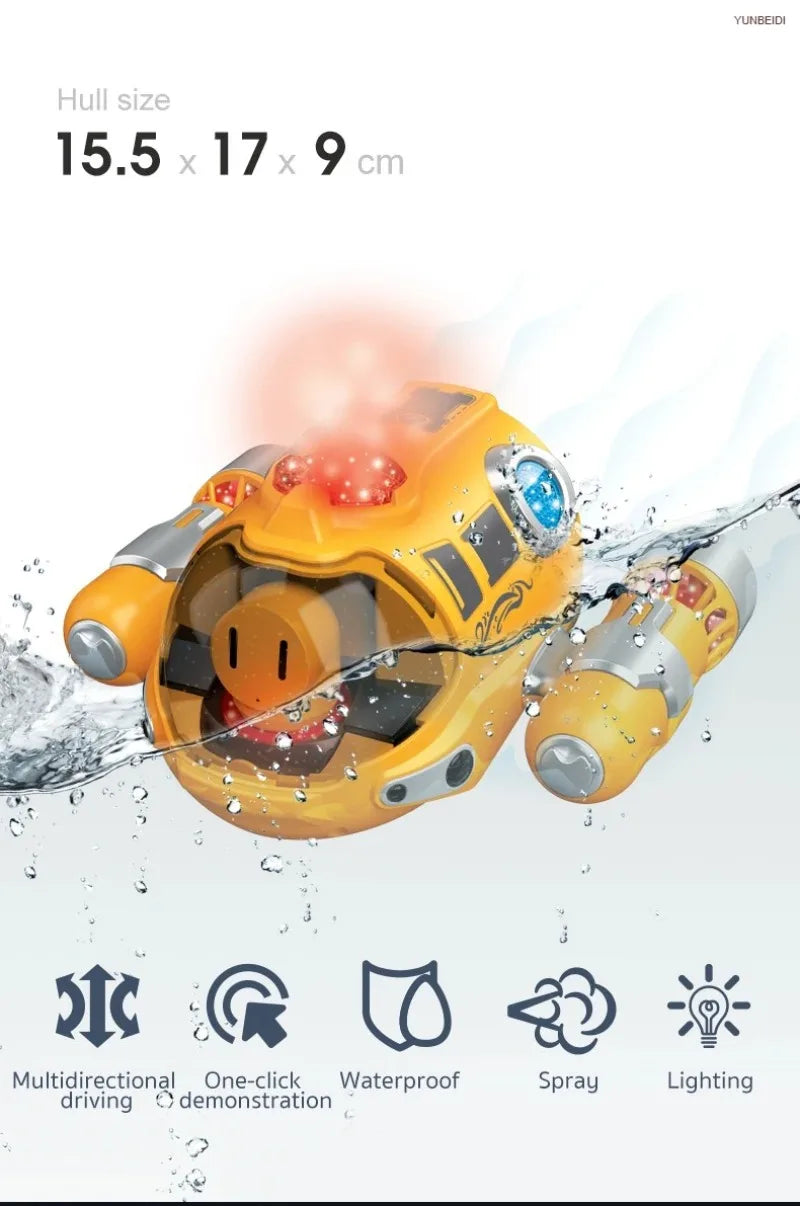 RC Electric Steam Boat Toy