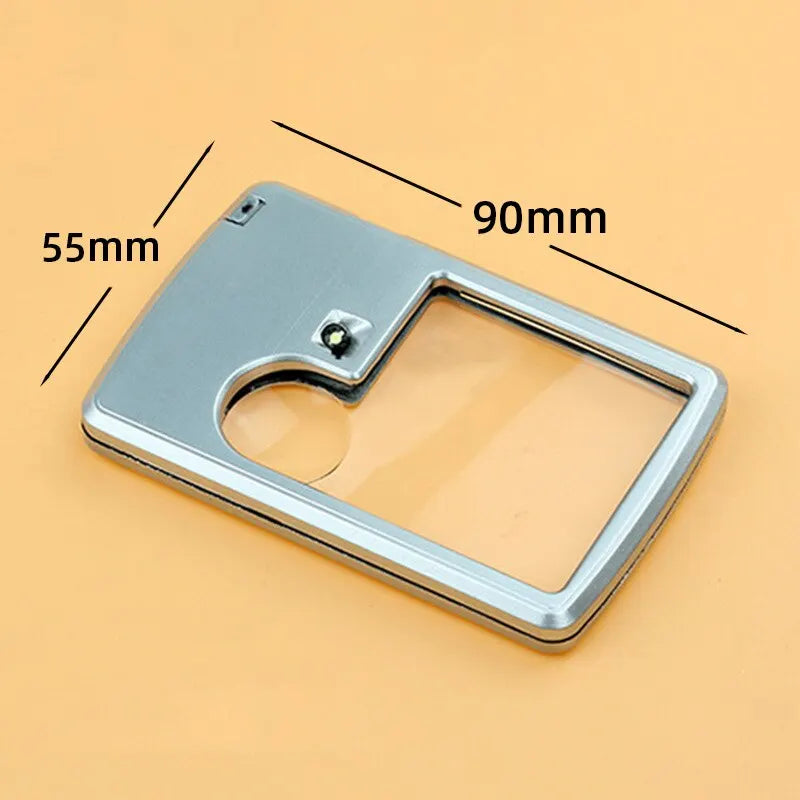 Ultra Thin Magnifying Glass with Led Light