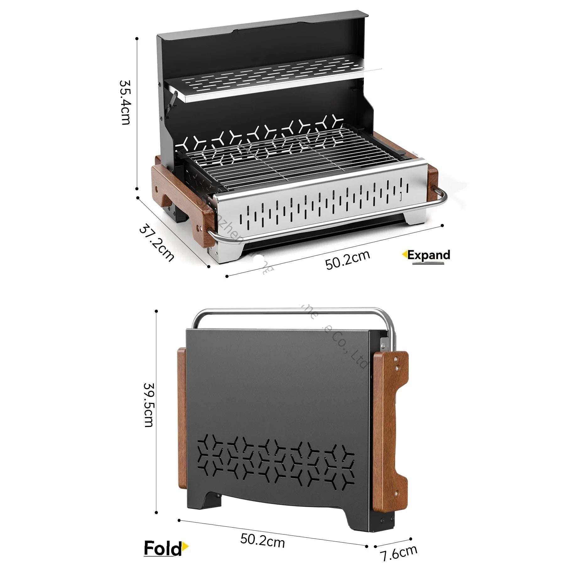Multifunctional Foldable Charcoal Grill