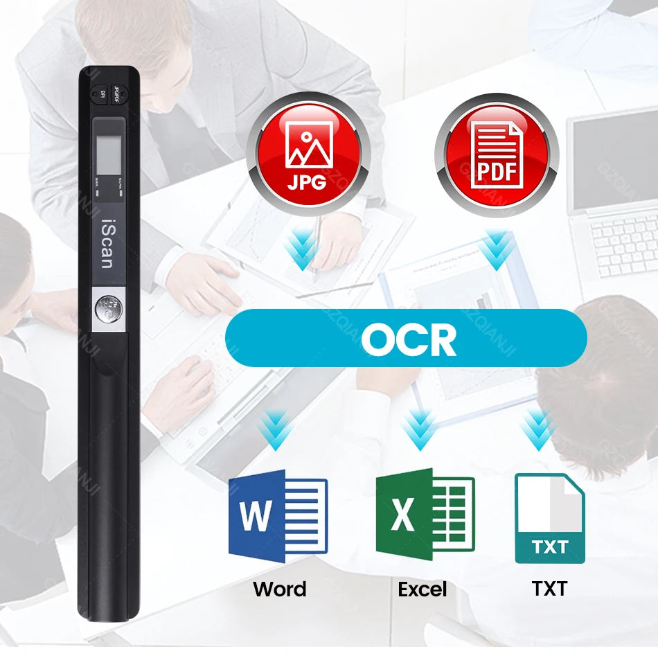Handheld Portable A4 Document Scanner