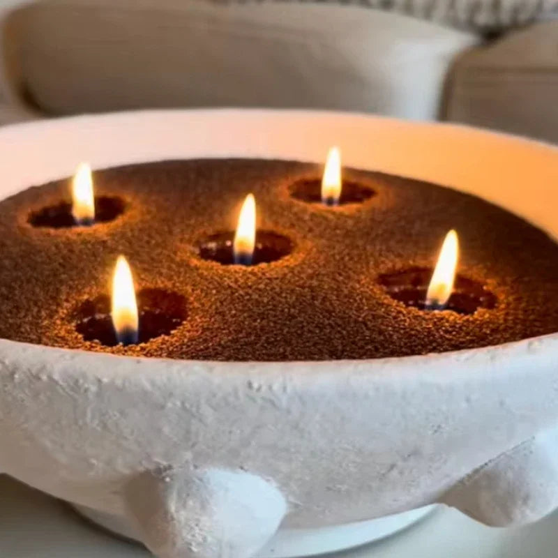 Non-Toxic Reusable Pearled Candle