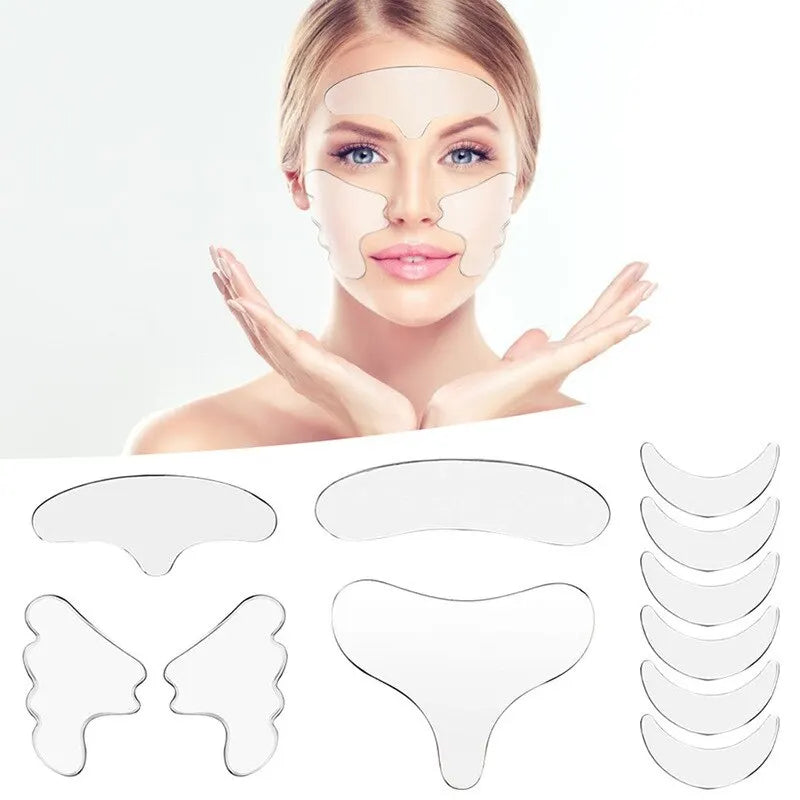 Reusable Anti Wrinkle Silicone Sticker 16 Pcs