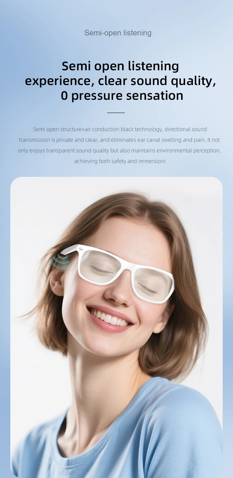 Smart AI Translation Sunglasses