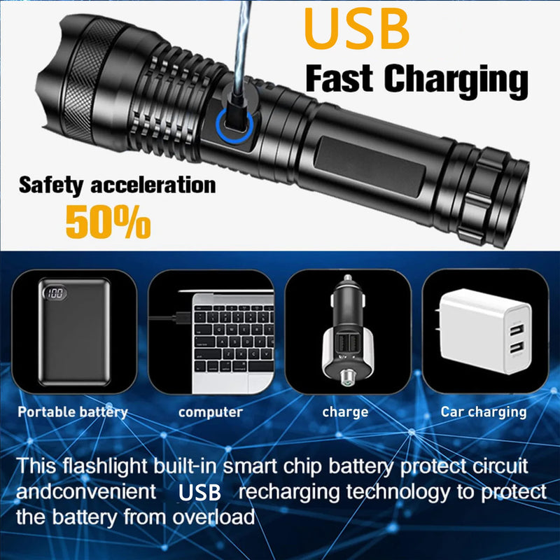 Rechargeable Outdoor Flashlight