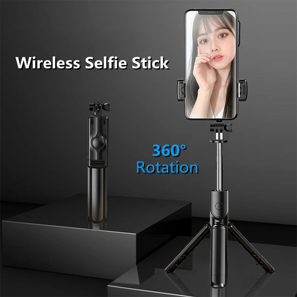 Bluetooth Selfie Stick Tripod with Fill Light