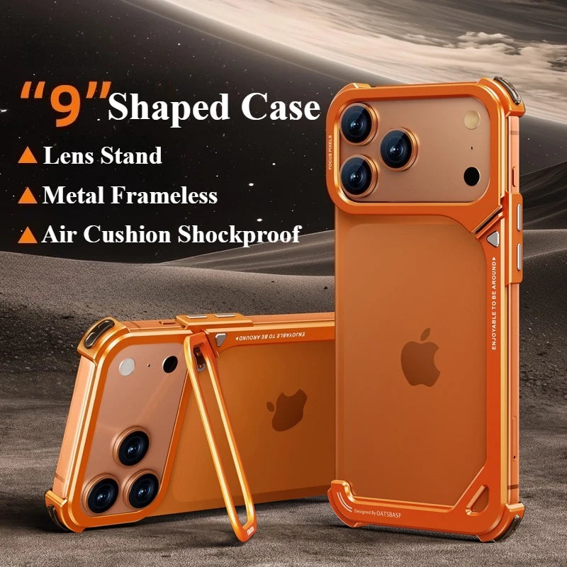 Metal Frameless Bumper iPhone17 Shield