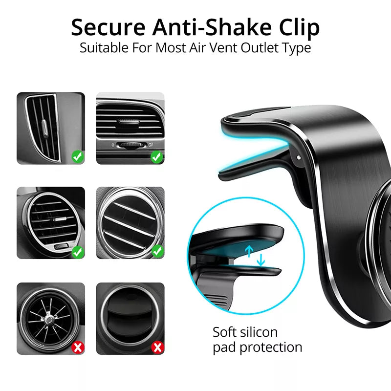 Magnetic Car Air Vent Clip Mobile Holder