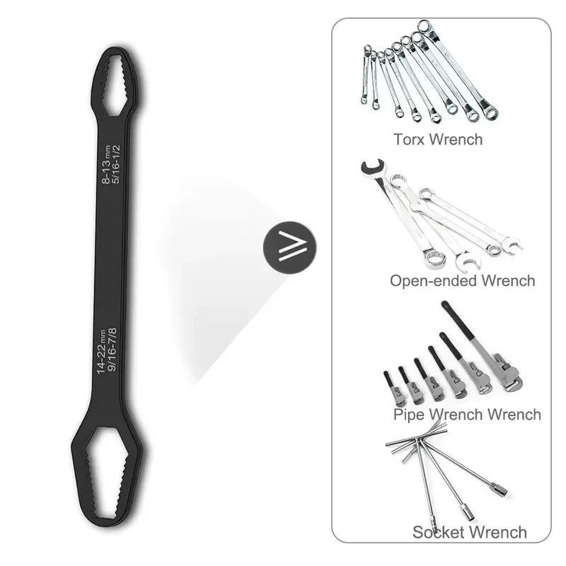 Universal Multi-size Double End  Wrench