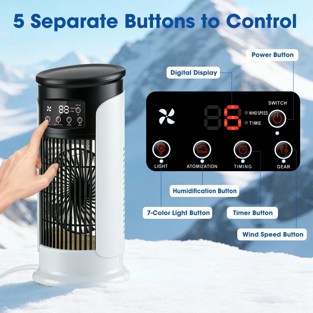 Desktop Portable Air Cooler Humidifier