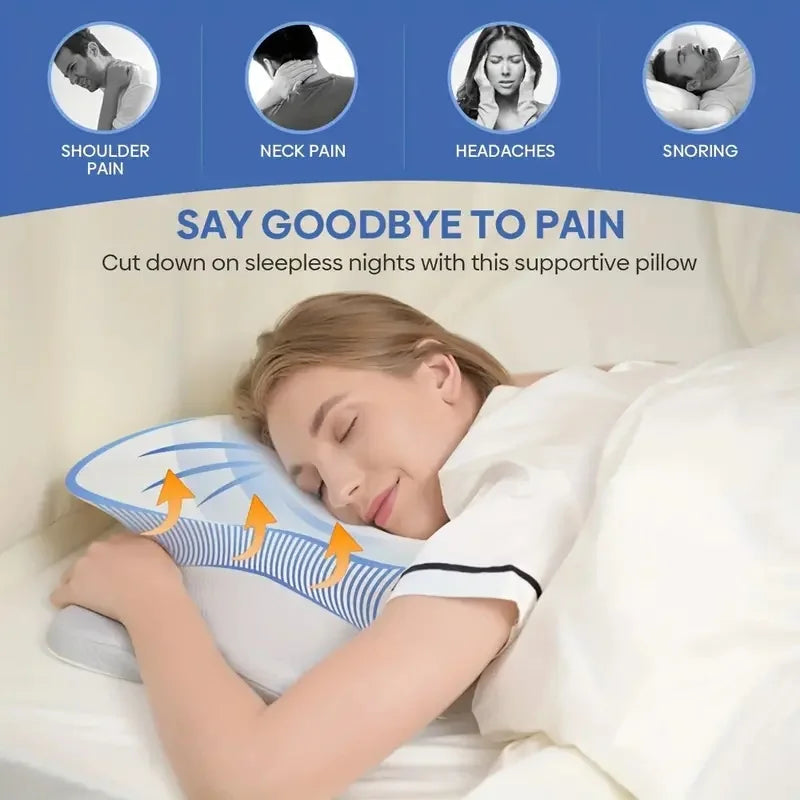 Ergonomic Memory Foam Pillow