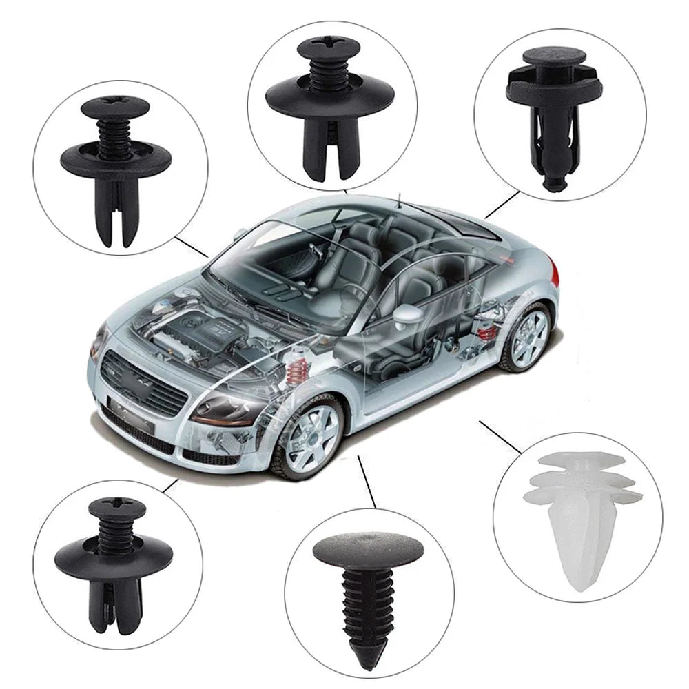 Universal Automotive Push Retainer Clip Kit